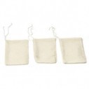 Small Cotton Tea Bag 3 x 4 single