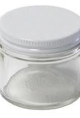 Clear Glass Salve Jars  2 fl oz