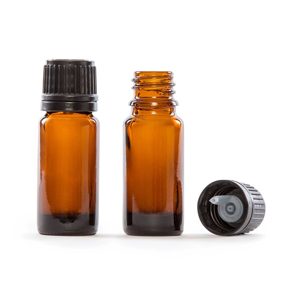 Glass Vial 1/3 fl oz -Amber