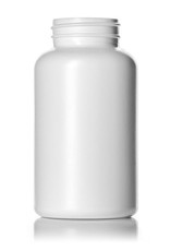 White Vitamin Plastic Bottle 120 cc