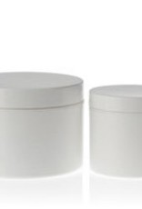 White Double Wall Plastic Jar