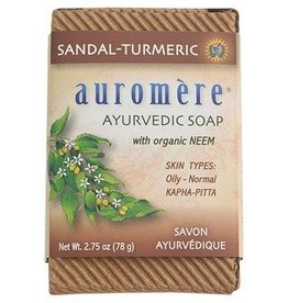 Auromere Auromere Soap Sandalwood-Turmeric 2.75oz