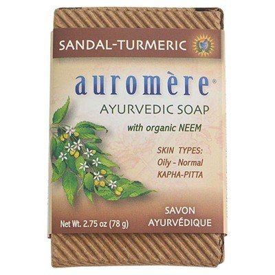 Auromere Auromere Soap Sandalwood-Turmeric 2.75oz