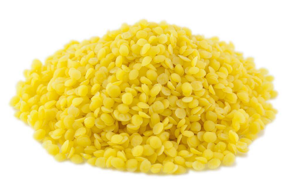 Beeswax Beads yellow 16 oz