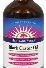 Heritage Heritage Black Castor Oil 8 oz