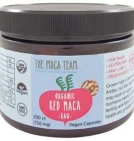 The Maca Team Red Maca Caps, CO, 750mg 200 ct GEL