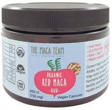 The Maca Team Maca Caps Red , CO, 750mg 200 ct GEL