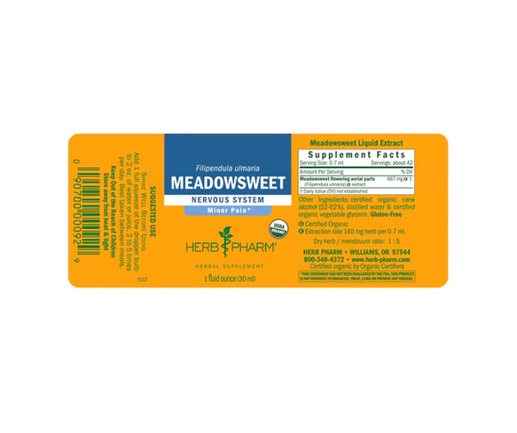 Herb Pharm Meadowsweet Ext -1 fl oz
