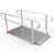 EZ-ACCESS Gateway 4-ft Ramp with Handrails
