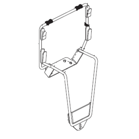 PRIDE MOBILITY JUMBO BASKET MOUNTING KIT