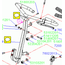 HEARTWAY COLONNE DE DIRECTION AVANT POUR QUADRIPORTEUR HEARTWAY VITA