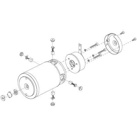 PRIDE MOBILITY PRIDE MOTOR AND BRAKE ASSEMBLY FOR THE PURSUIT XL (SC714)