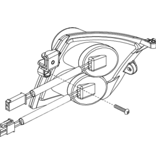 PRIDE MOBILITY PRIDE FRONT RIGHT LIGHT ASSEMBLY FOR THE PURSUIT XL (SC714)
