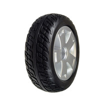 WHEEL,ASSY,FRONT,BLACK TIRE/SILVER RIM,4 WHEEL,1