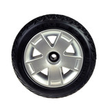 PRIDE MOBILITY PRIDE BLACK FLAT FREE FRONT WHEEL ASSEMBLY FOR THE 4-WHEEL MAXIMA (SC940)