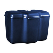 FRONT LOCKABLE STORAGE BOX FOR INVACARE SCOOTER BLUE