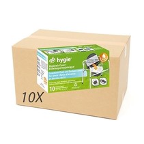 ENVELOPPES HYGIENIQUE POUR BASSINE/CHAISE D'AISANCE CAISSE DE 10 BOÎTE (100 SACS)