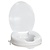 AQUASENSE 4" RAISED TOILET SEAT ELONGATED WITH LID