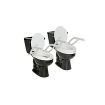 2'' AQUATEC TOILET SEAT RAISER WITH ARMS & LID