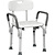 DELUXE SHOWER CHAIR WITH PADDED AMRS