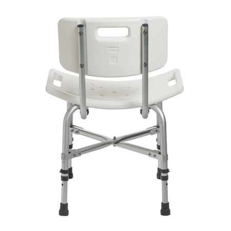 DRIVE MEDICAL BARIATRIC BATH BENCH WITH BACK 500 LBS