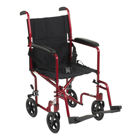 DRIVE MEDICAL DRIVE 17" ALUMINIUM TRANSPORT CHAIR