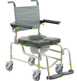 RAZ RAZ-AP (ATTENDANT PROPE) MOBILE SHOWER COMMODE CHAIR