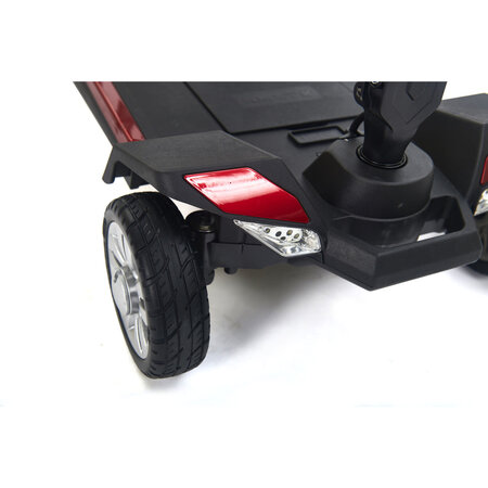 GOLDEN TECHNOLOGIES QUADRIPORTEUR PLIANT BUZZAROUND CARRYON  ROUGE