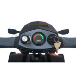 GOLDEN TECHNOLOGIES QUADRIPORTEUR PLIANT BUZZAROUND CARRYON  ROUGE