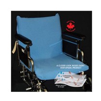 VENTOPEDIC WHEELCHAIR SEAT & BACK COVER - Blue