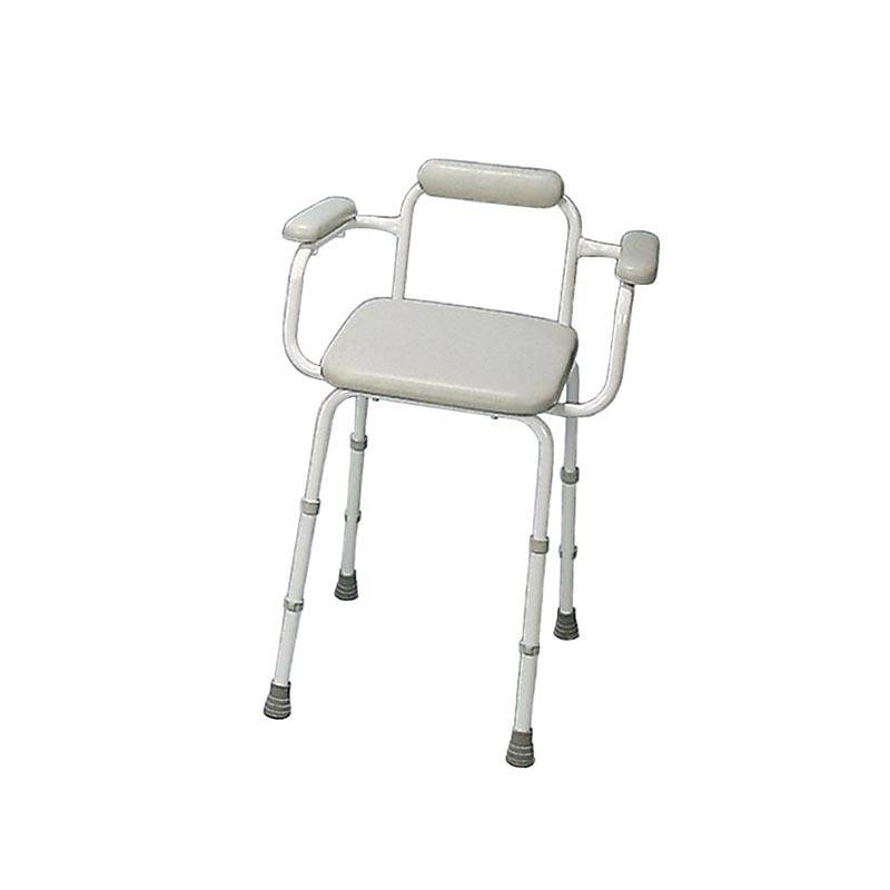 Sherwood Perching Stool With Padded Back Arms Emso Sherwood Perching Stool With Padded