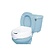 PARSONS ADL SIEGE DE TOILETTE SURELEVE « SAVANAH » AVEC COUVERCLE - 4 PO (10 CM)