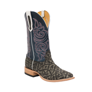 Fenoglio Boot Co. Grey Safari Elephant w/ Blue Bios Fenoglio Boot Co. Grey Safari Elephant w/ Blue Bios