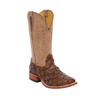 Fenoglio Boot Co. Chocolate Arapaima w/ Tan Victoria Fenoglio Boot Co. Chocolate Arapaima w/ Tan Victoria