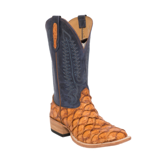 Fenoglio Boot Co. Cognac Arapaima w/ Blue Troya Fenoglio Boot Co. Cognac Arapaima w/ Blue Troya