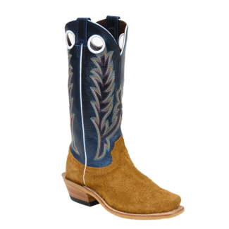 Fenoglio Boot Co. Red Brown Roughout w/ Blue Bios Fenoglio Boot Co. Red Brown Roughout w/ Blue Bios