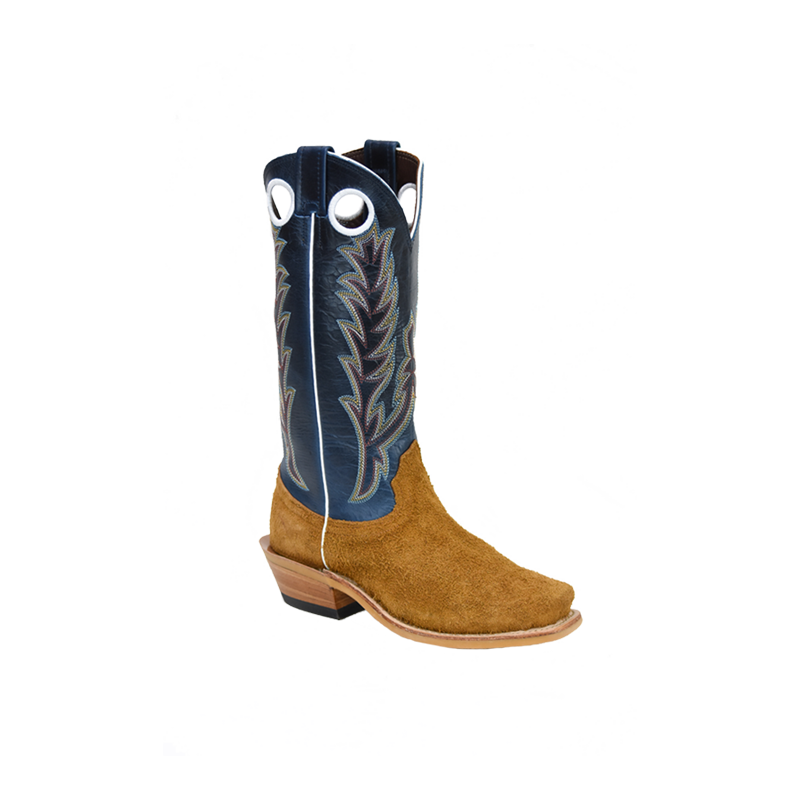 Fenoglio Boot Co. Red Brown Roughout w/ Blue Bios Fenoglio Boot Co. Red Brown Roughout w/ Blue Bios