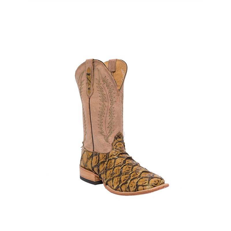 Fenoglio Boot Co. Burnished Gold Arapaima w/ Beige Chievo Fenoglio Boot Co. Burnished Gold Arapaima w/ Beige Chievo