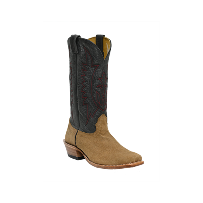 Fenoglio Boot Co. Natural Rowdy Roughout w/ Black Victoria Fenoglio Boot Co. Natural Rowdy Roughout w/ Black Victoria