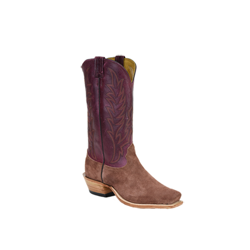Fenoglio Boot Co. Mauve Roughout w/ Plum Fenoglio Boot Co. Mauve Roughout w/ Plum
