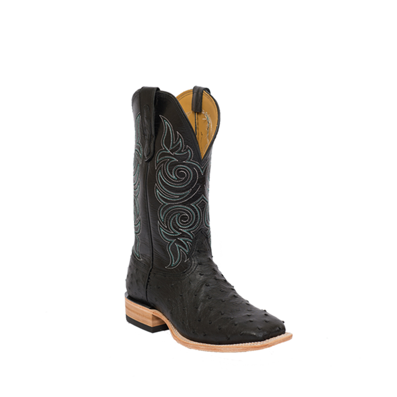 Fenoglio Boot Co. Black Full Quill w/ Black Glazed Goat Fenoglio Boot Co. Black Full Quill w/ Black Glazed Goat