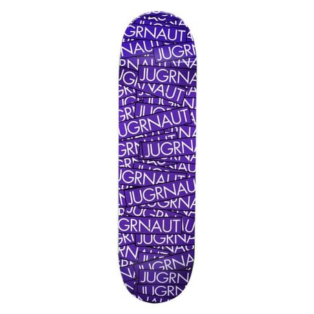 Jugrnaut Sticker Attack Skate Deck Purple