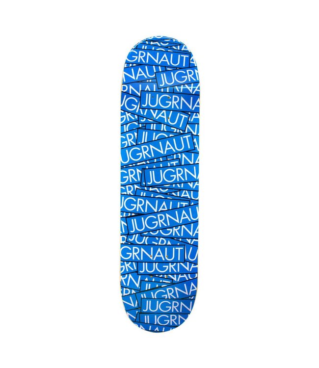 Jugrnaut Jugrnaut Sticker Attack Skate Deck Blue
