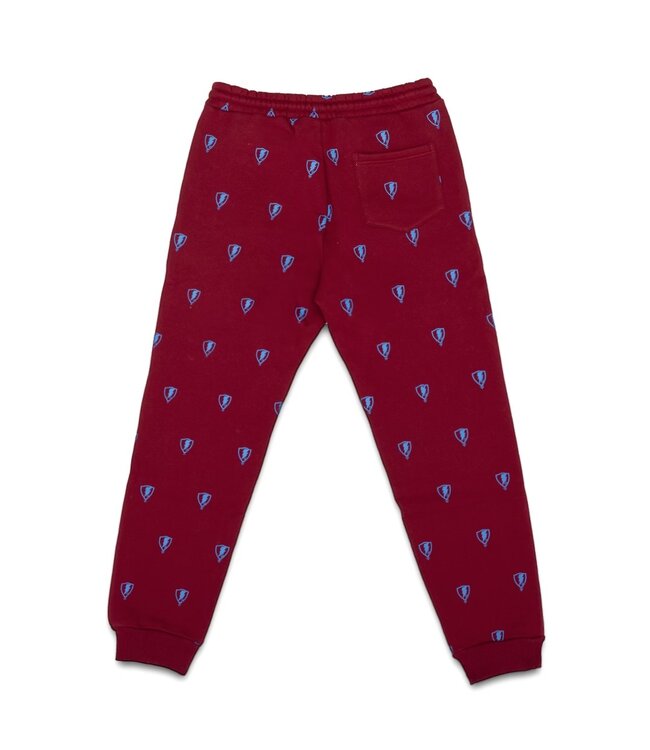 Jugrnaut Jugrnaut All Over Shield Joggers Burgundy