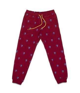 Jugrnaut Jugrnaut All Over Shield Joggers Burgundy