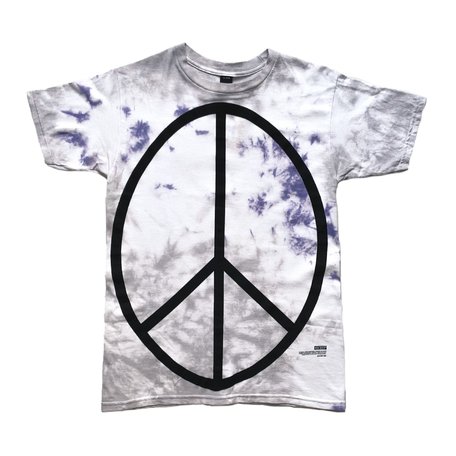 10 Deep Peace Tee Smoke Tie Dye