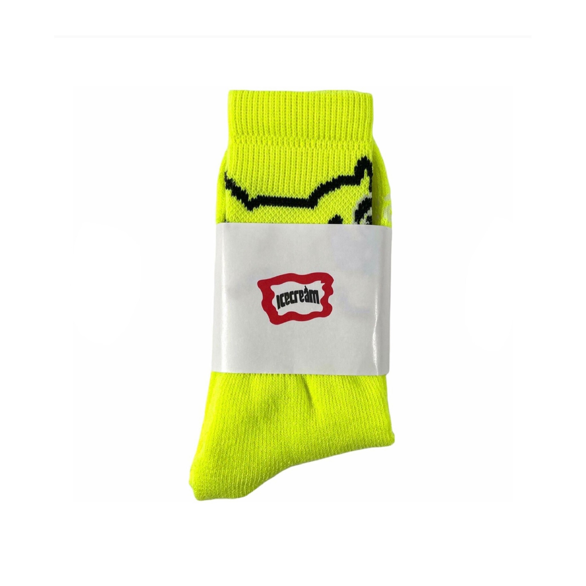 Icecream Icecream Socks Neon yellow