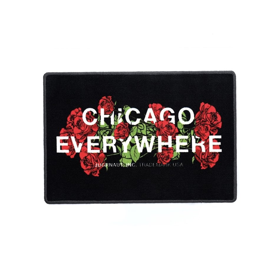 Jugrnaut Chicago Everywhere Roses Rug 35x23.6 inches