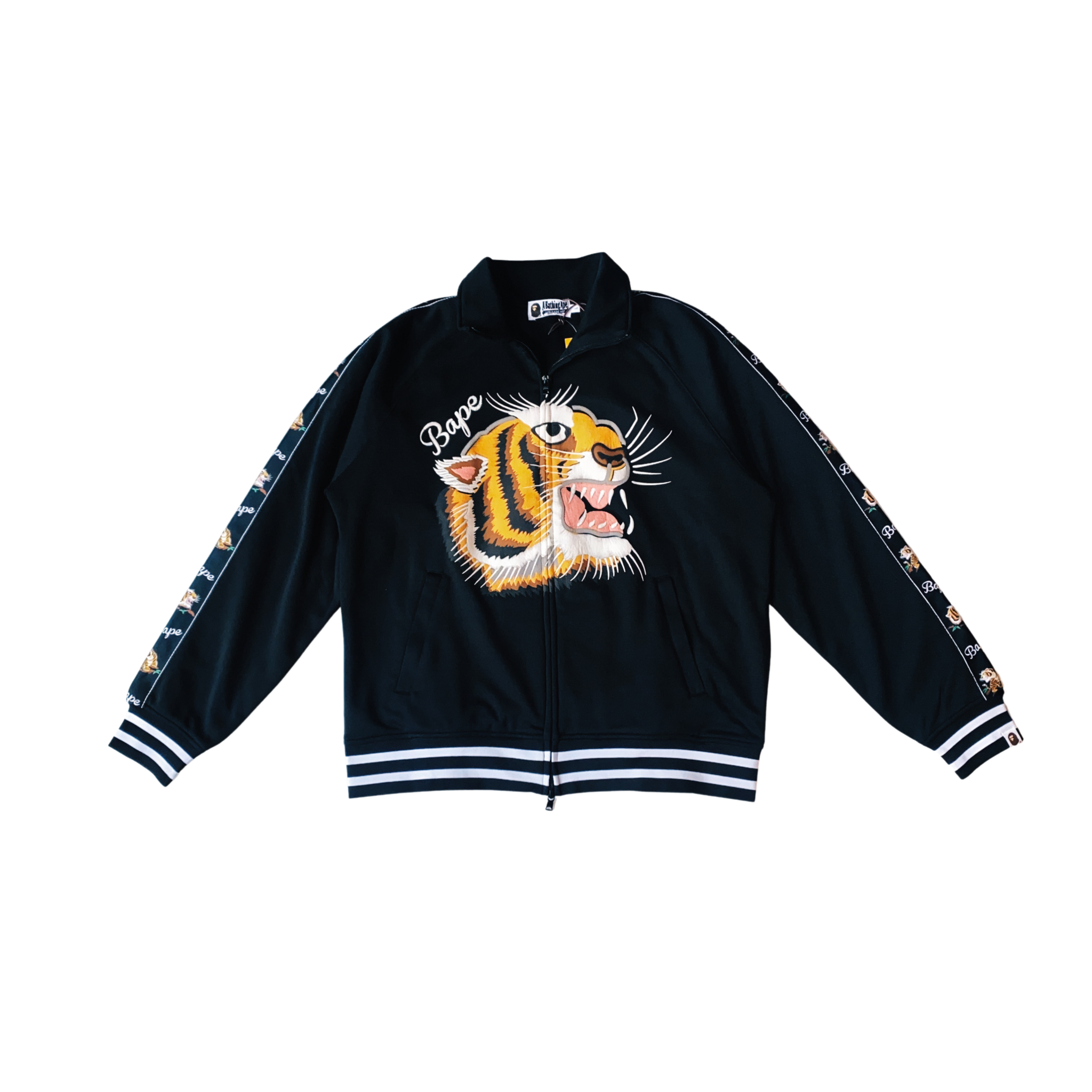 A Bathing Ape Tiger Jersey Jacket A Bathing Ape