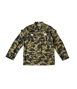BAPE BAPE First Tactical Military Shirt Green Camo